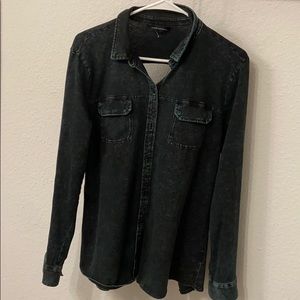 BOGO FREE Dark Teal Western top